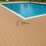 Deck WPC Marron Dorado Colección Oval
