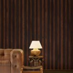 Revestimiento Pared Interior #8 Roble Miel y Negro