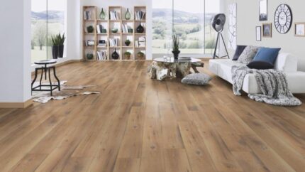 Piso Flotante Krono Original - Variostep Classic - Golden Hammerwood K264