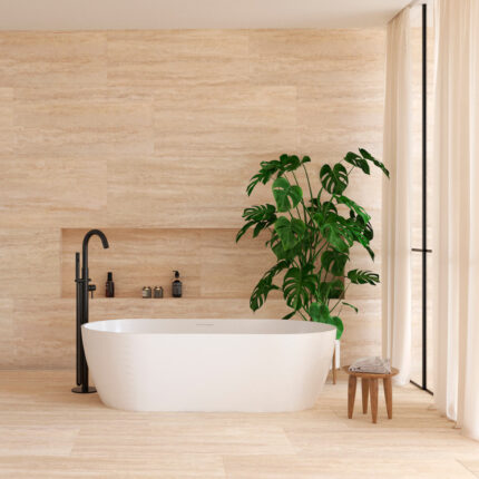 Marmol Travertino Beige 60 cm x 120 cm - ILVA Porcelanato