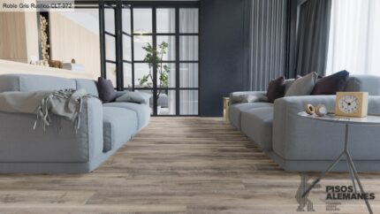 Roble Gris Rustico - Piso Vinilico SPC