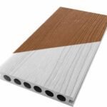 WPC Blanco Puro/Roble Marron Colección Camaleón (Reversible)