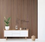 Revestimiento Pared Exterior Combinado Lapacho y Negro (KC06/KC13) Acanalado Vertical