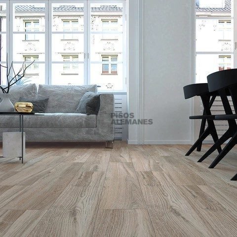 olmo chesnut ambiente Tile Space Olmo Chestnut Porcelanato Rectificado 20 x 120 - Image 1
