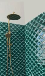 Mosaico Fish Amazon Green 297 x 273 mm