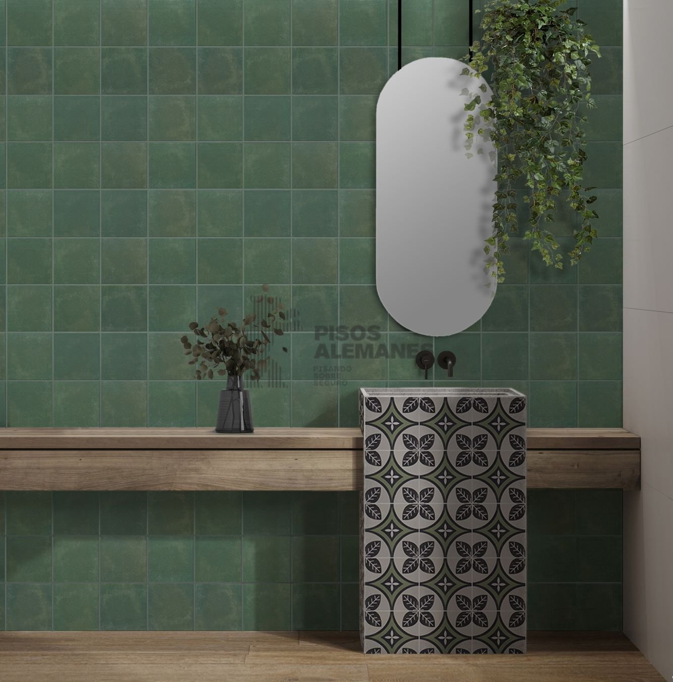 Rubik Verde 15 x 15 cm