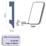 Zocalo EPS Max W Cuadrado 6cm (14mm*60mm*2.90m) - Image 3
