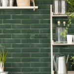 Ceramica Biselada Verde Ingles 7,6 X 30,7 cm